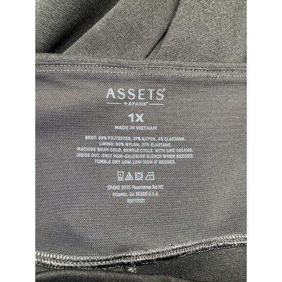 Spanx Pants Womens 1X Black High Rise Skinny Shaping Stretch Ponte Knit Assets - Picture 6 of 8